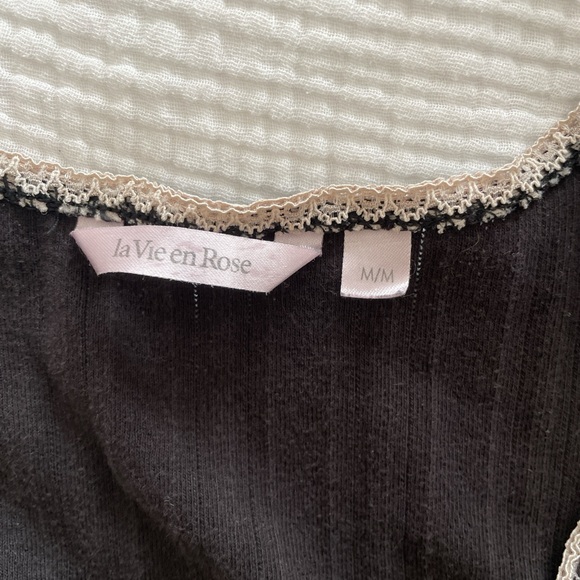 La Vie En Rose Pointelle Night Gown Dress - Picture 5 of 6